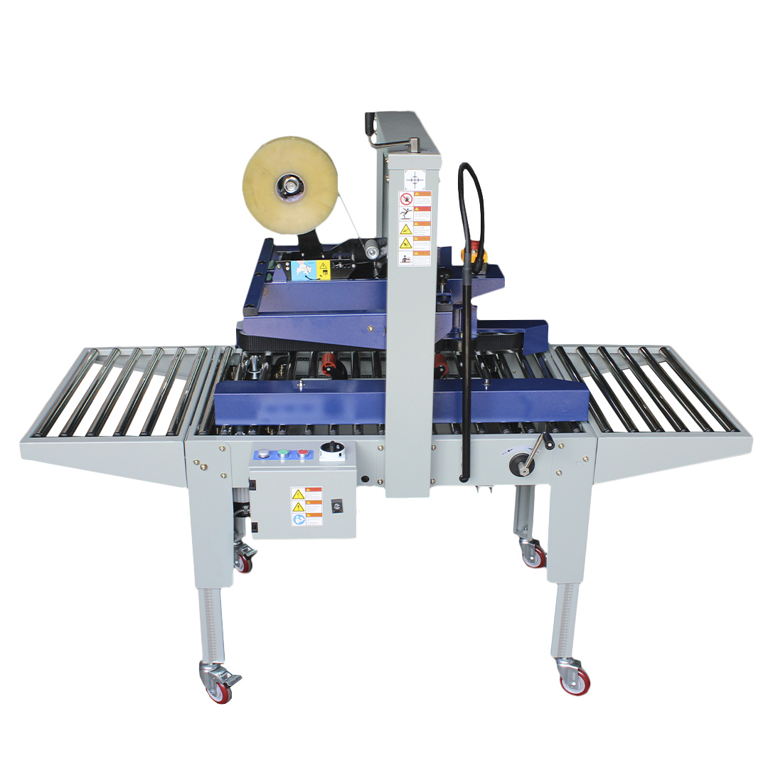 Seladora SPS-480SA — vista lateral com transportadores