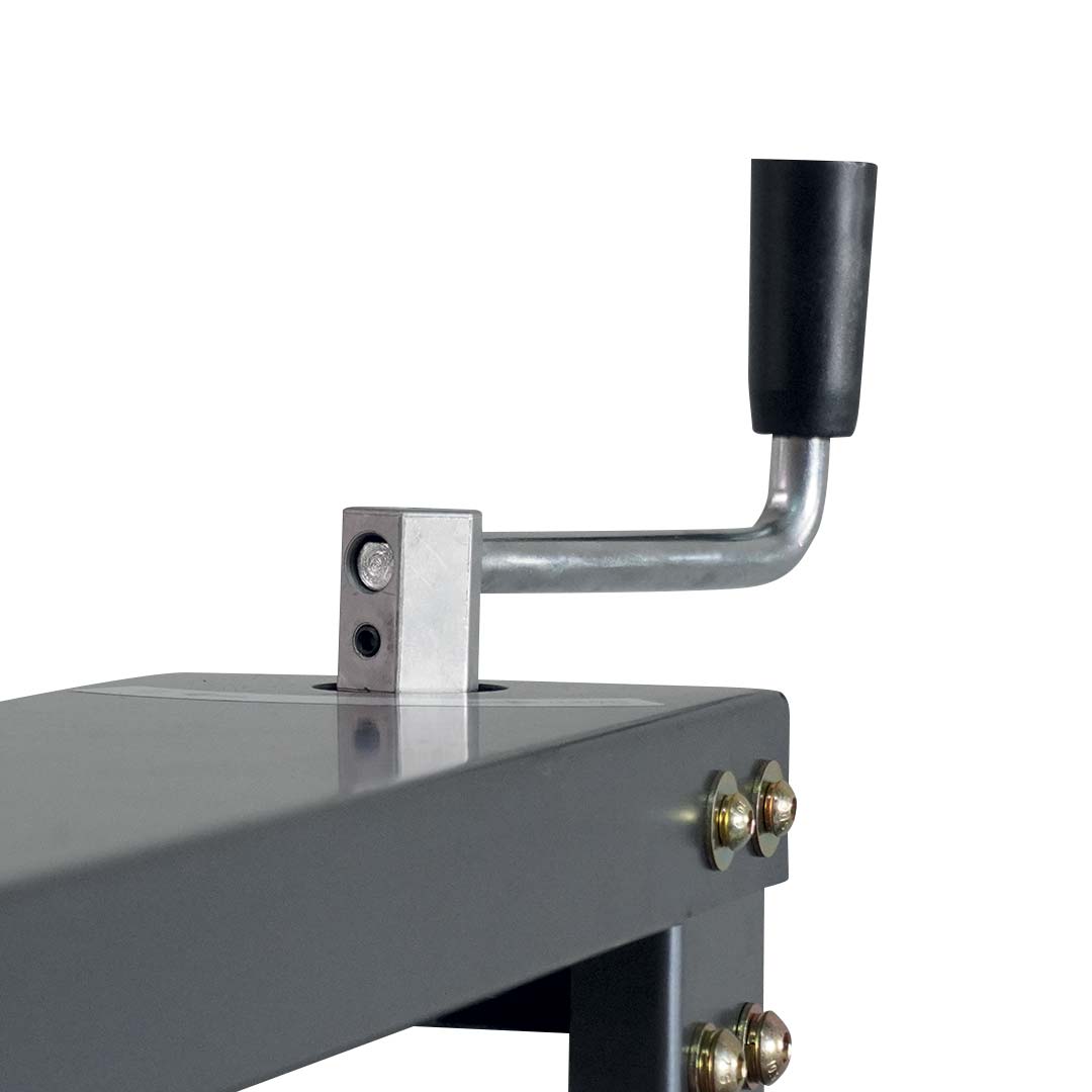 Seladora SPS-480SA — manivela de ajuste manual de largura