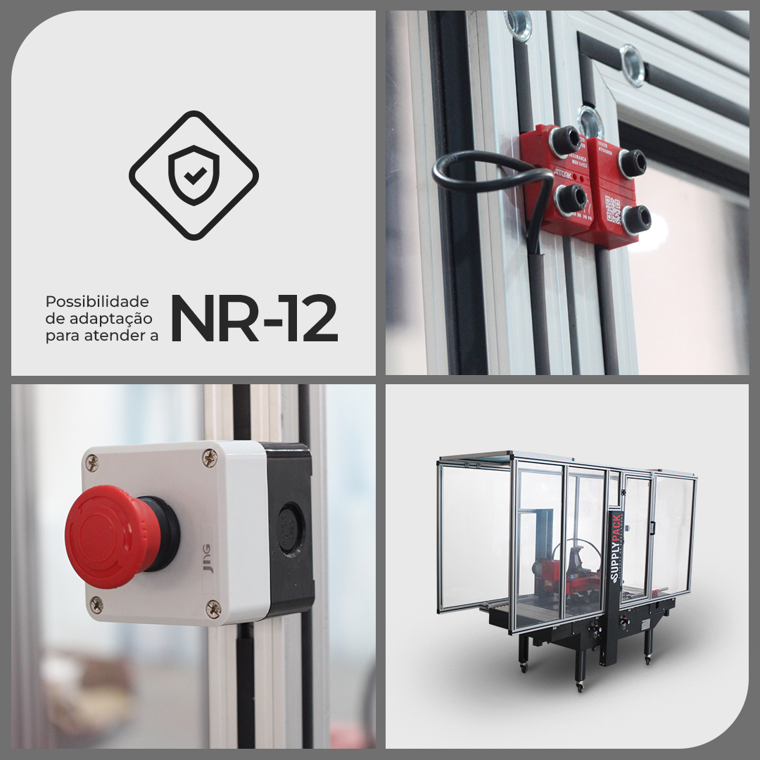 Seladora SPS-5560A — possibilidade de adaptação para atender a NR-12